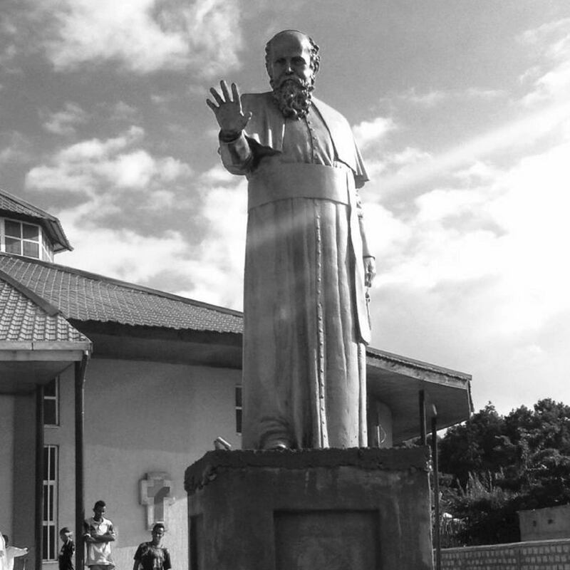 San Daniel Comboni. Monumento en Etiopía, África. 2016.